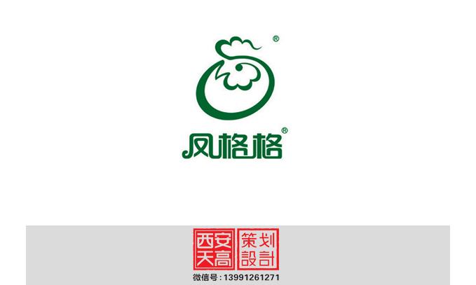 “凤格格”品牌logo创意设计